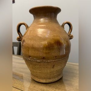 Rare-Norcal Pottery Products 11" Two Handled Jug / Vase - Two Tone - very heavy